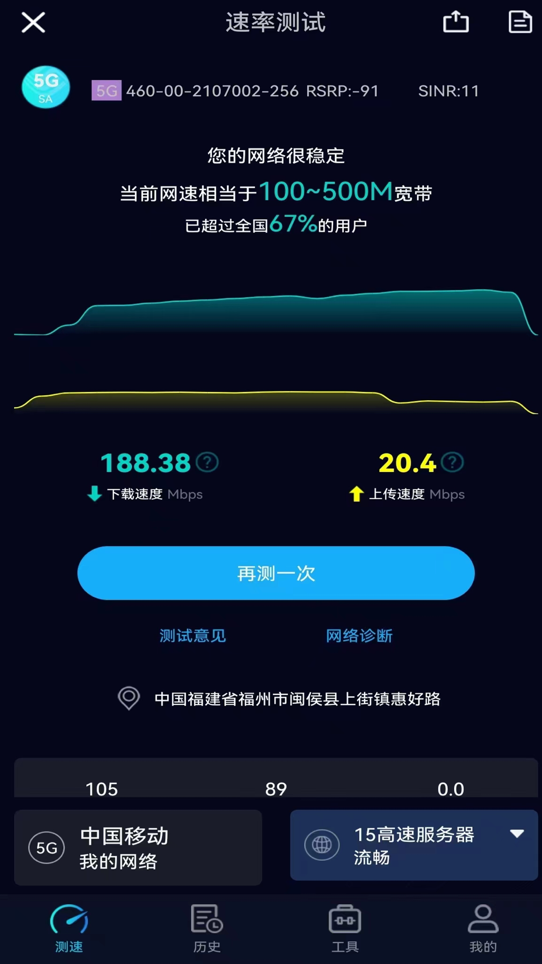 Speedtest5g